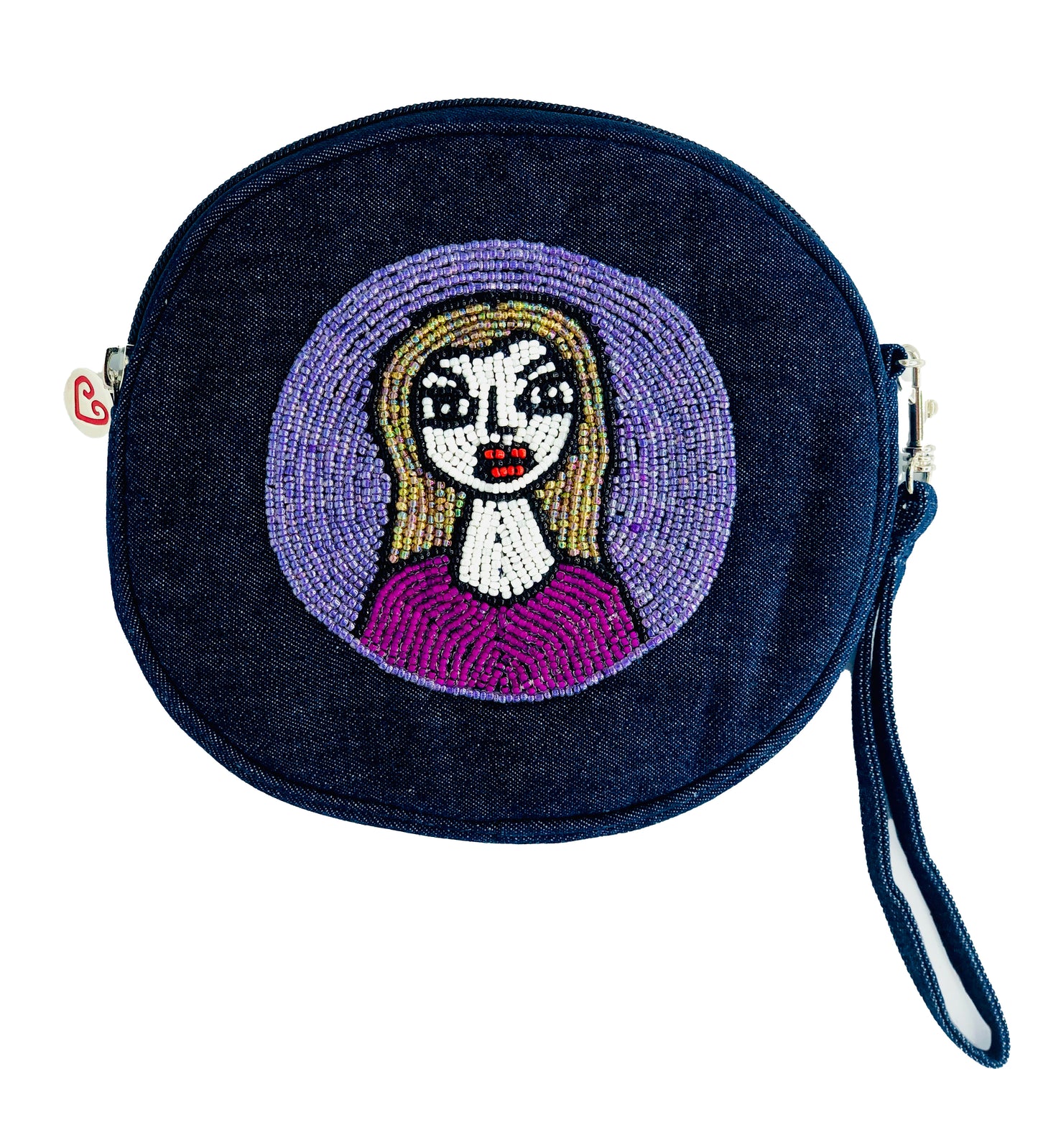 Isabella Denim Canteen Clutch
