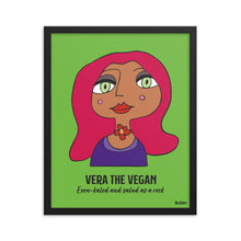 Load image into Gallery viewer, Vera The Vegan Framed Art